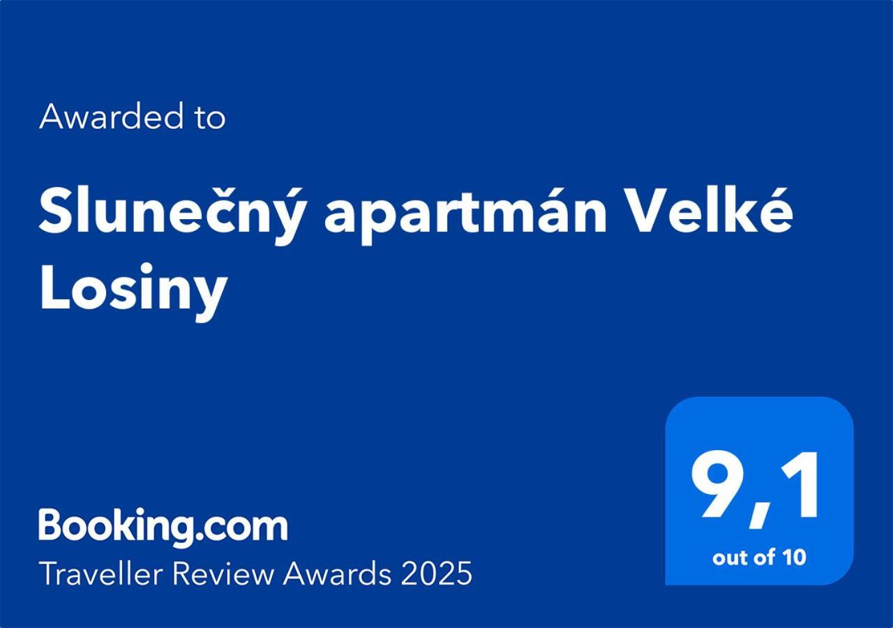 Slunecny Apartman Velke Losiny Velké Losiny Exterior foto